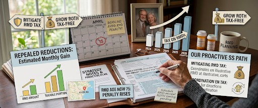 IRS form and calendar, penalty avoidance concept
